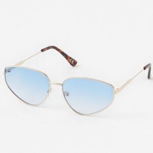 Gold and Blue Gradient Sunglasses NWOT